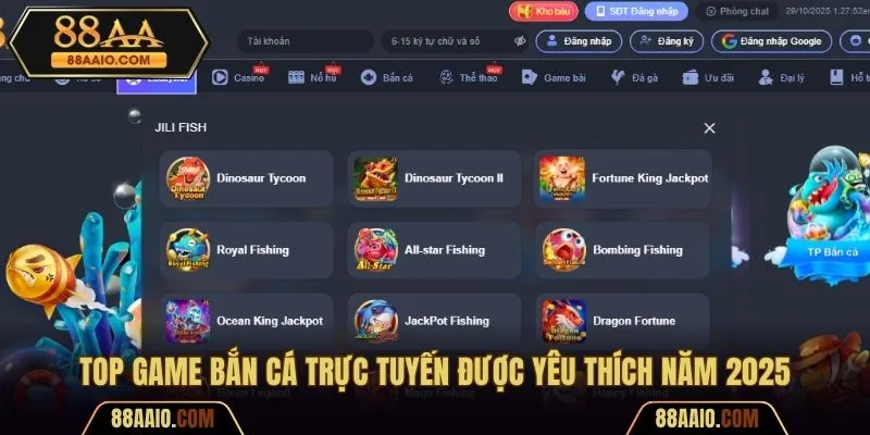 Một vài game săn cá online hay nên trải nghiệm 